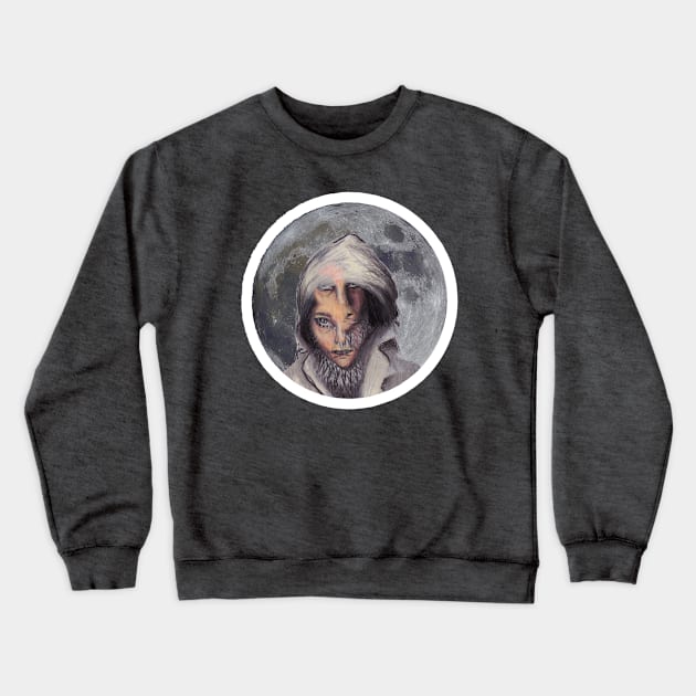 Queen Of The Night Crewneck Sweatshirt by MardiMalt